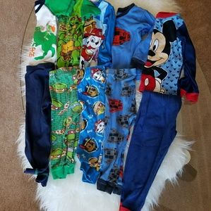 2t boys pajama set lot